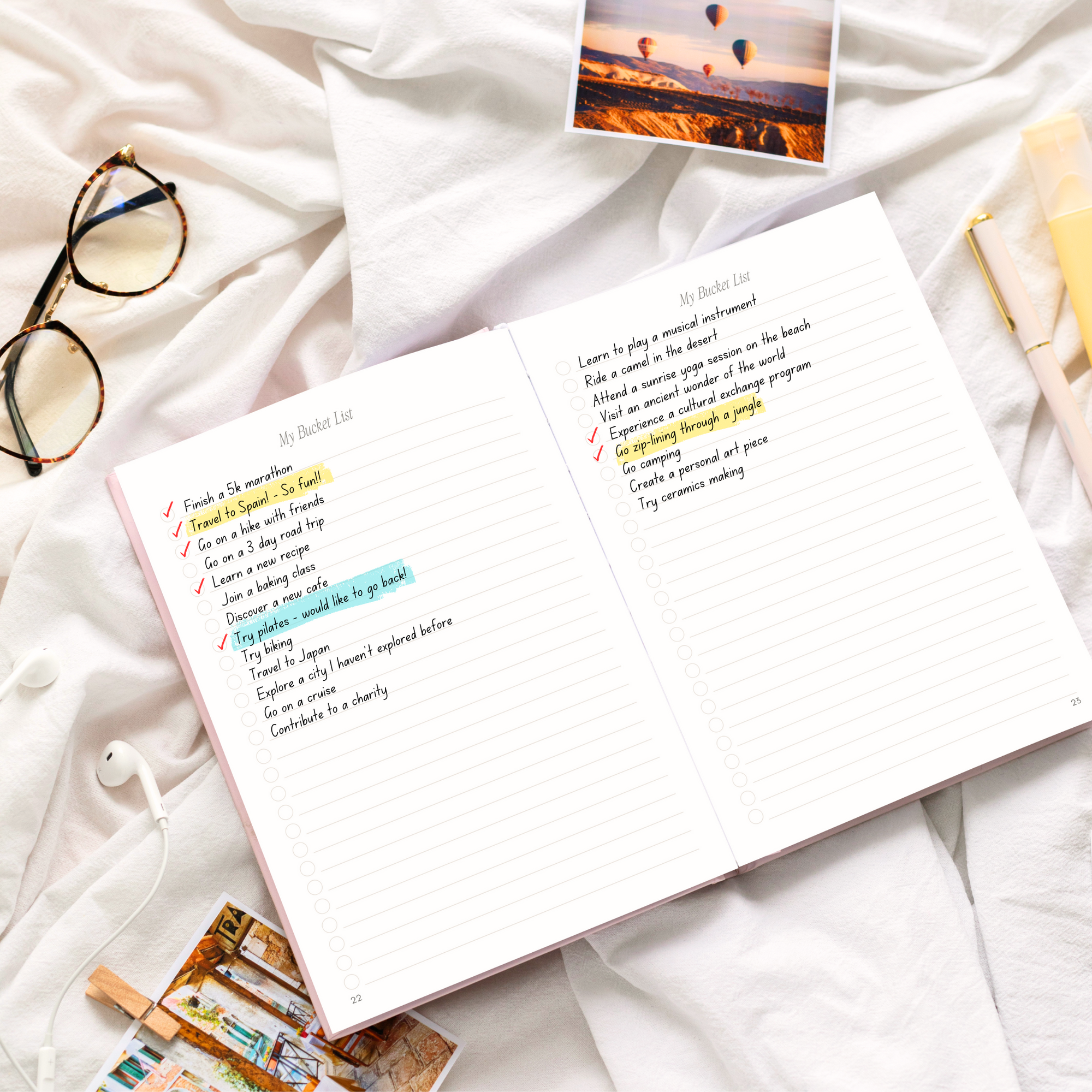 Bucket List Journal