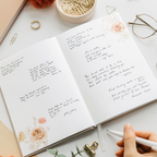 Floral Blank Journal