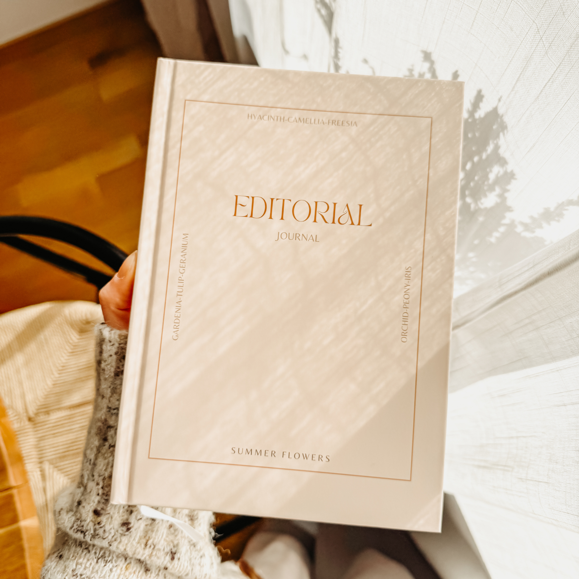 Floral Blank Journal