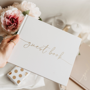 Wedding Guest Book – Perfect for Bridal Showers & Elegant Guest Sign-Ins