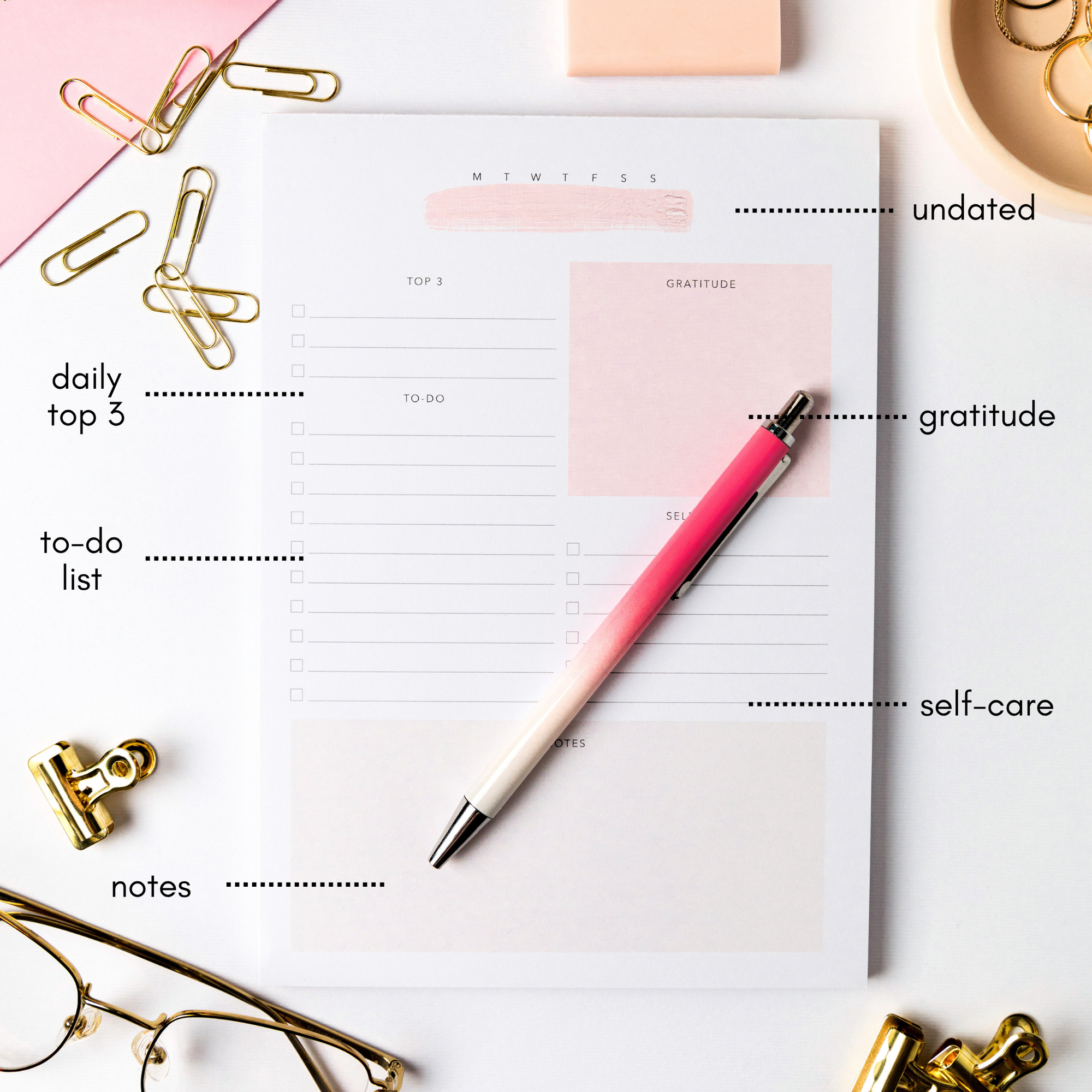 Daily Planner Notepad