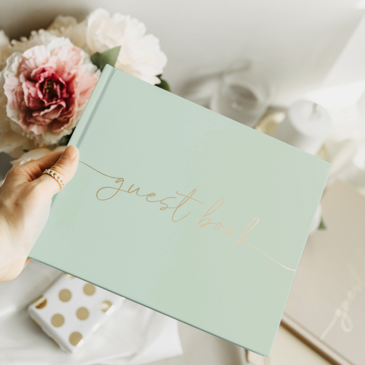 Wedding Guest Book – Perfect for Bridal Showers & Elegant Guest Sign-Ins