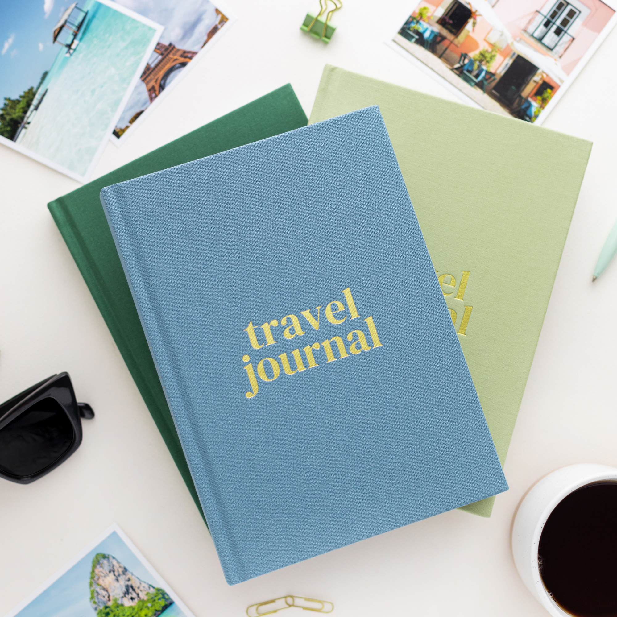 Linen Travel Journal