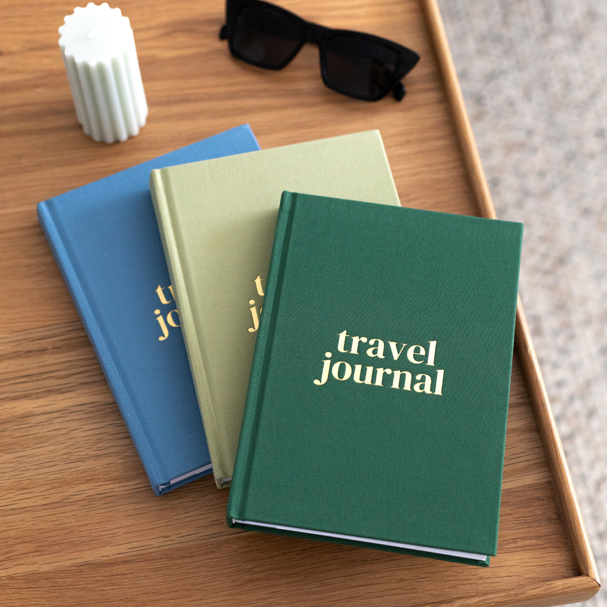 Linen Travel Journal