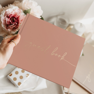 Wedding Guest Book – Perfect for Bridal Showers & Elegant Guest Sign-Ins