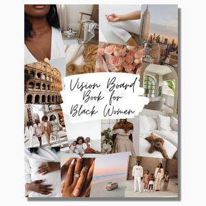 Vision Board Book & Clip Art for Black Women – Manifestation, Visualization & Inspiration Kit