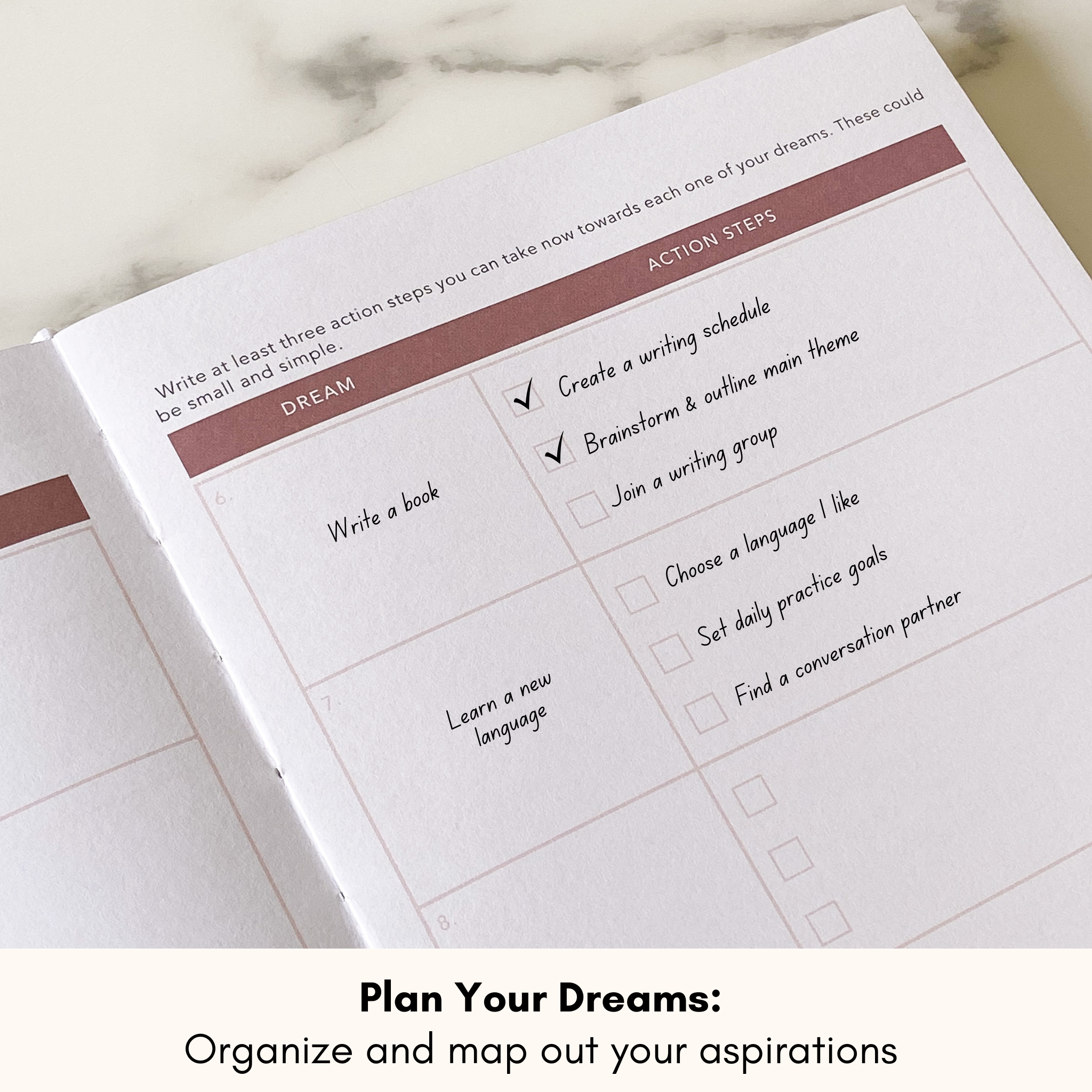 Manifestation Journal - Plan the best year of your life