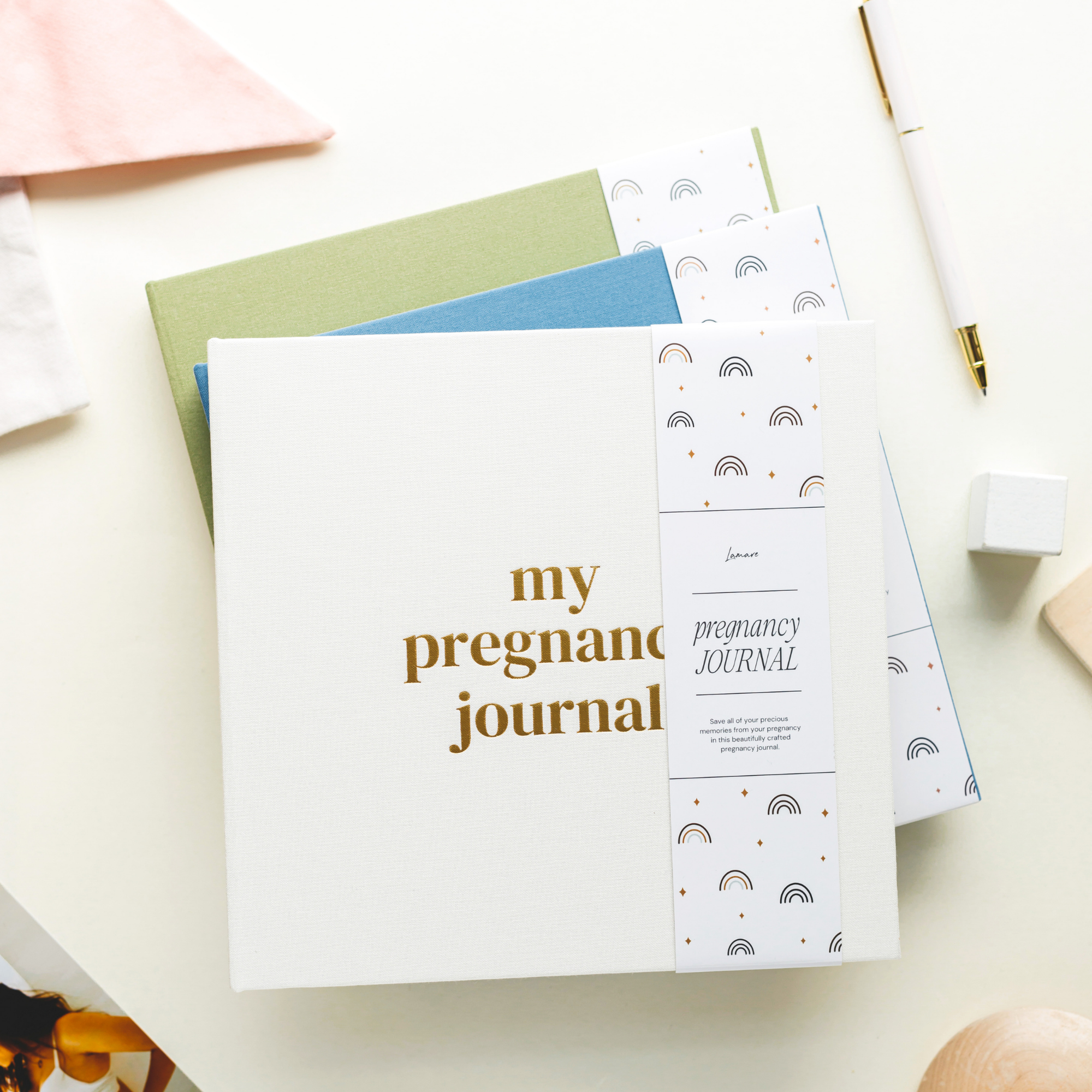 Linen Pregnancy Journal