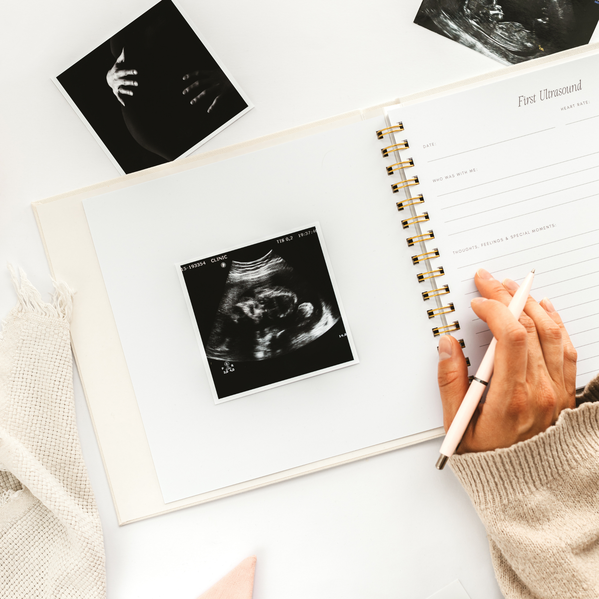 Linen Pregnancy Journal
