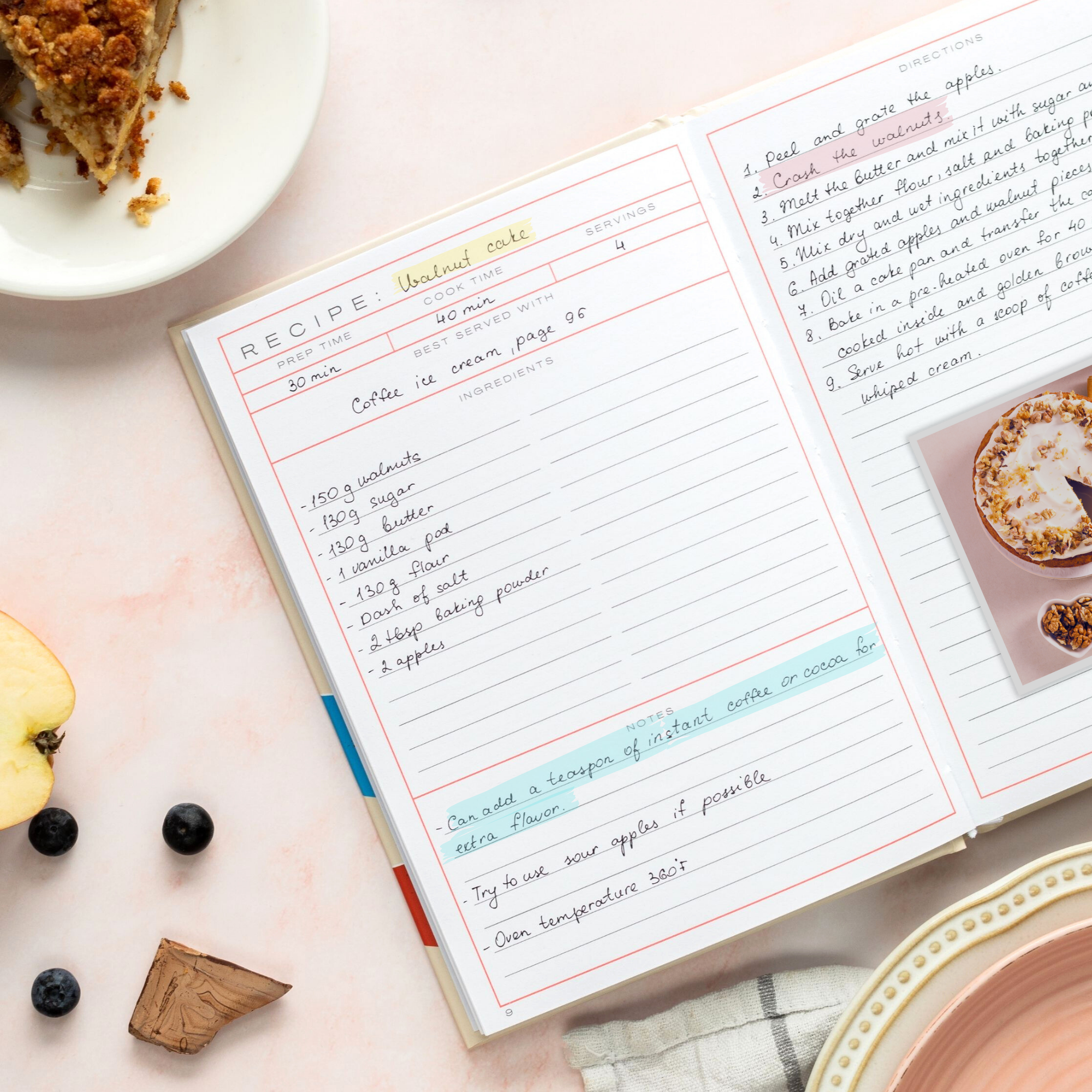 Retro Recipe Journal