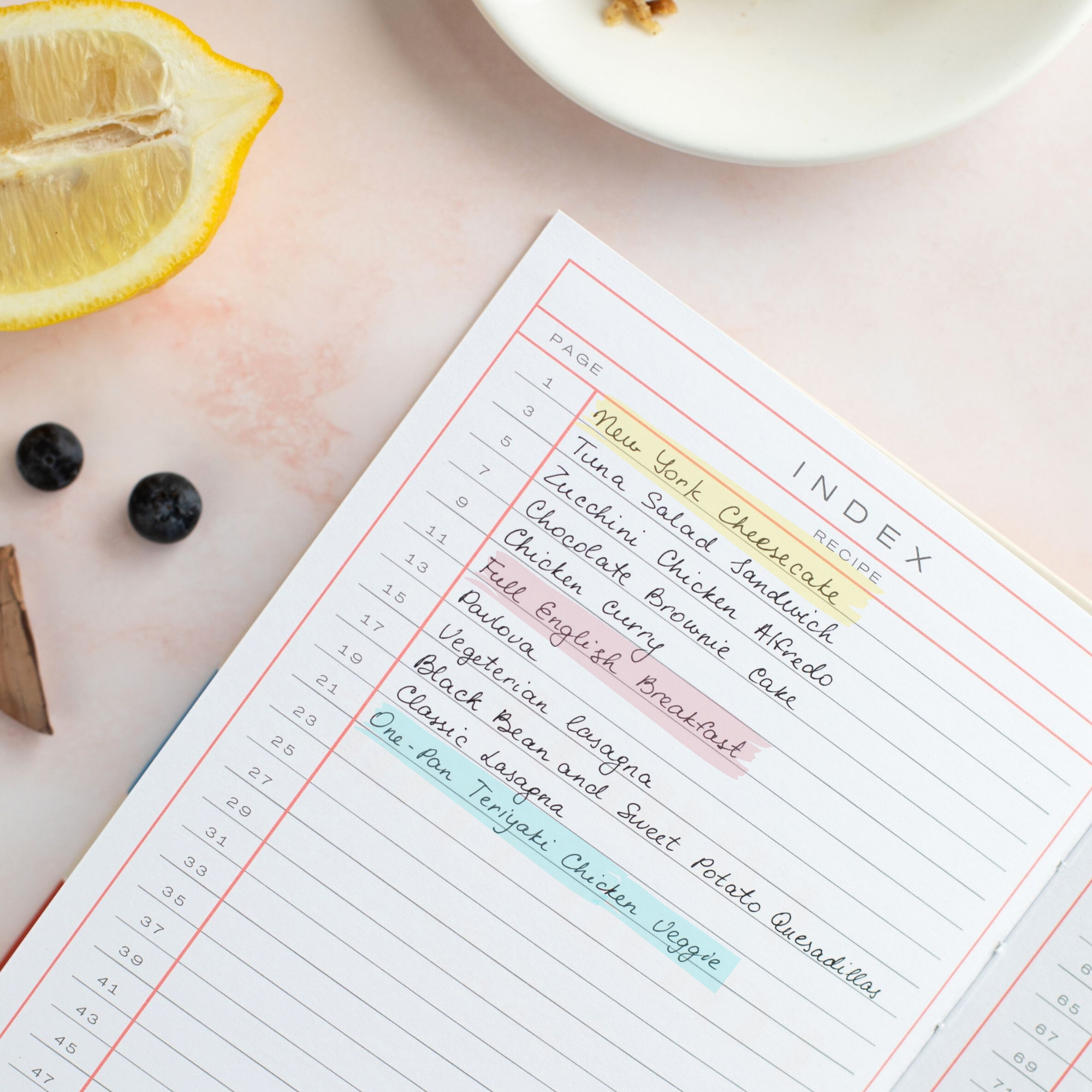 Retro Recipe Journal