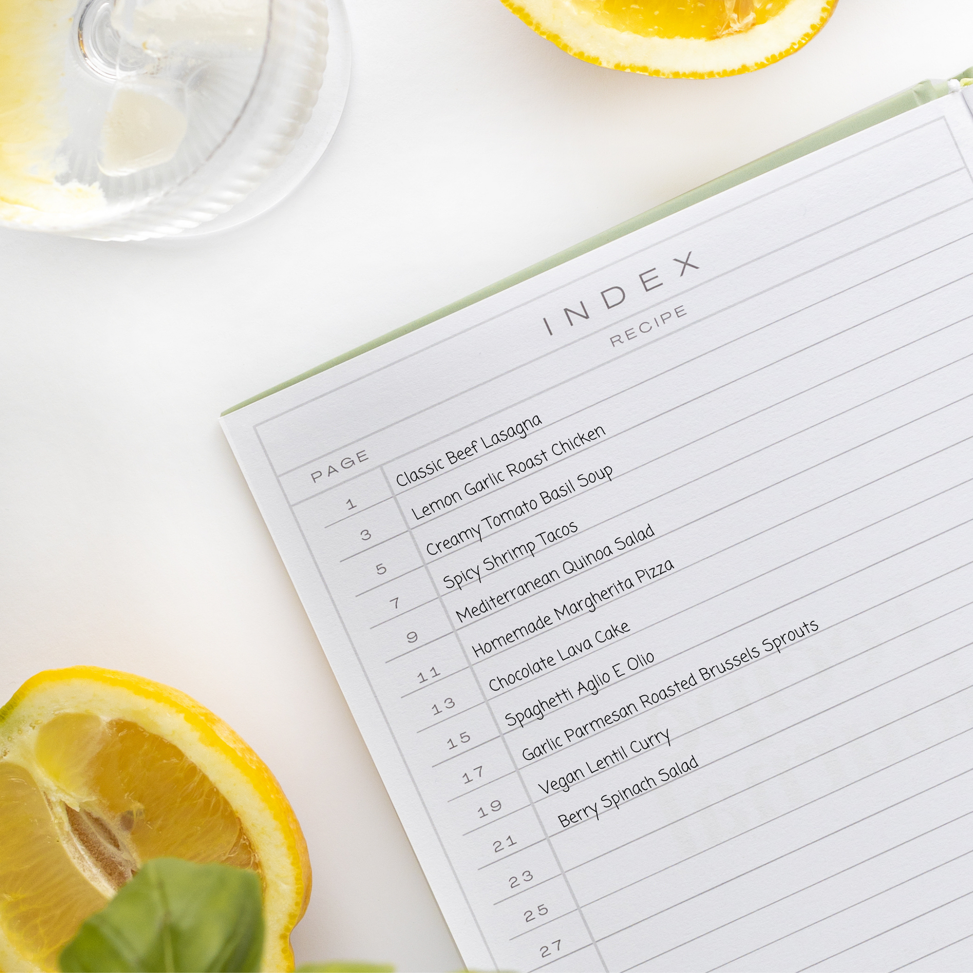 Classic Recipe Journal