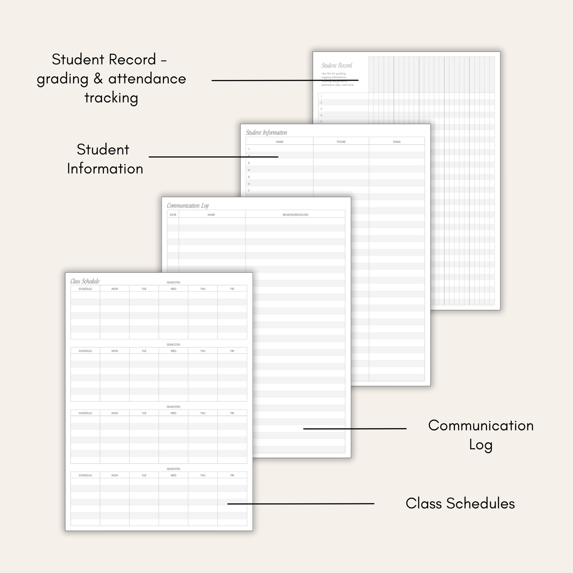 Teacher Planner
