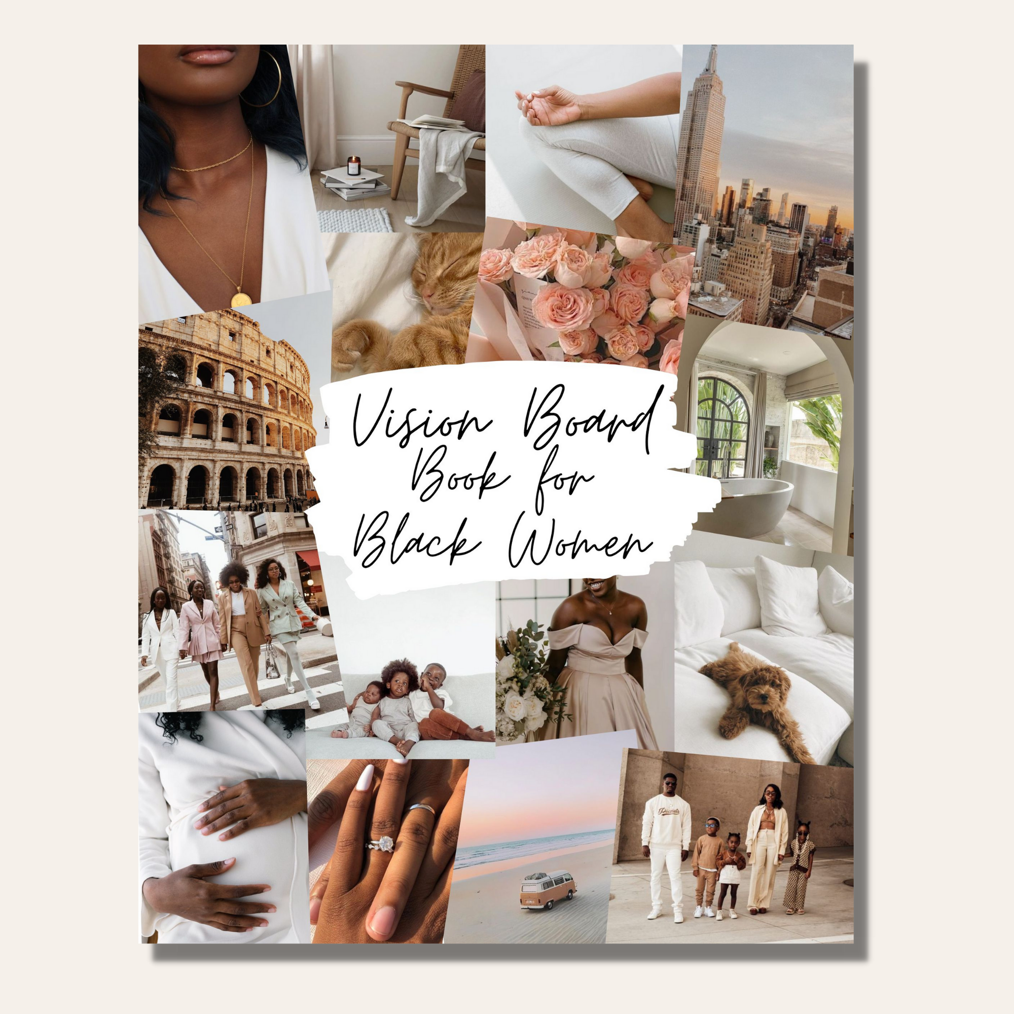 Vision Board Book for Black Women