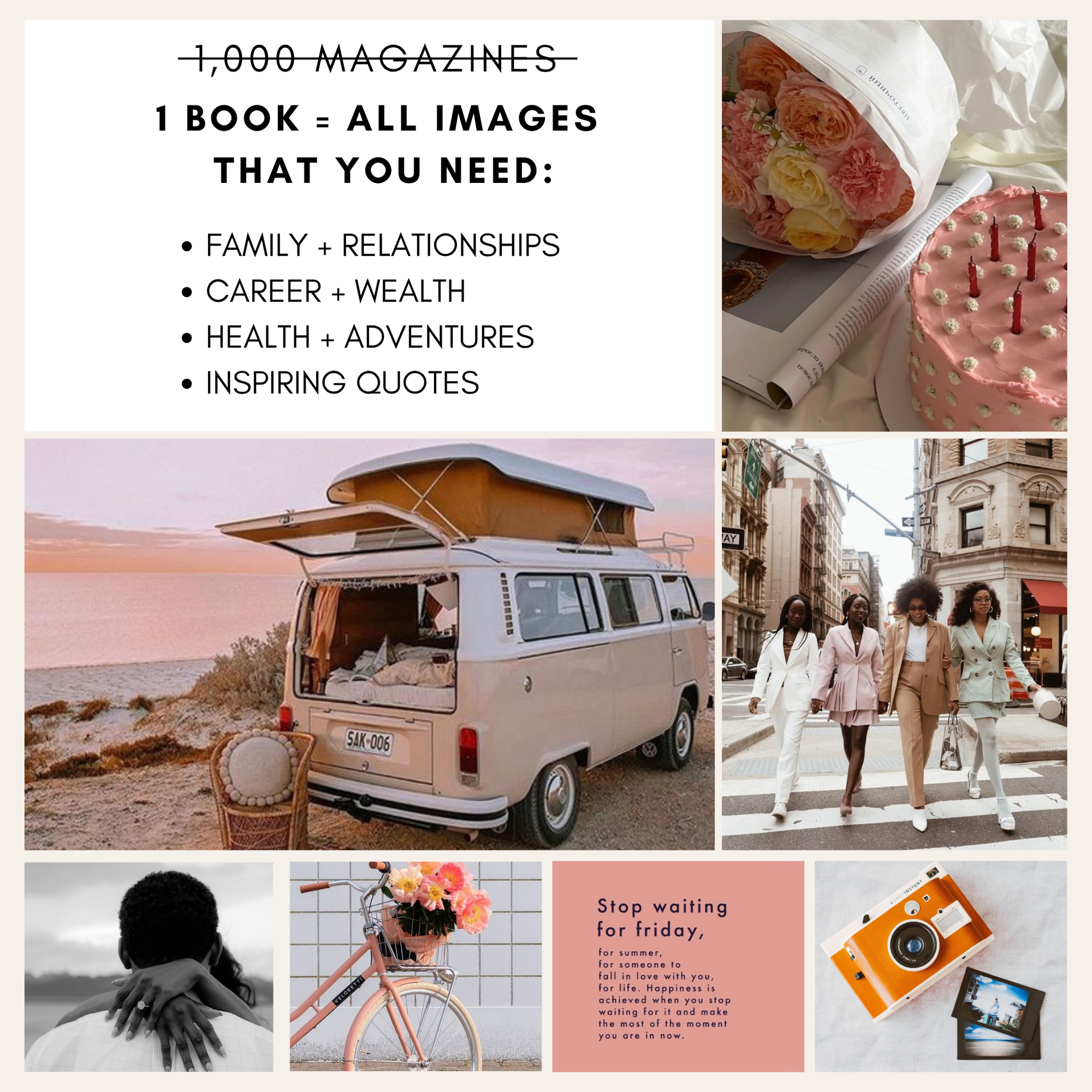 Vision Board Book for Black Women