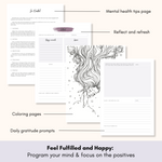 Gratitude & Affirmation Journal for Women – Daily Wellness Notebook