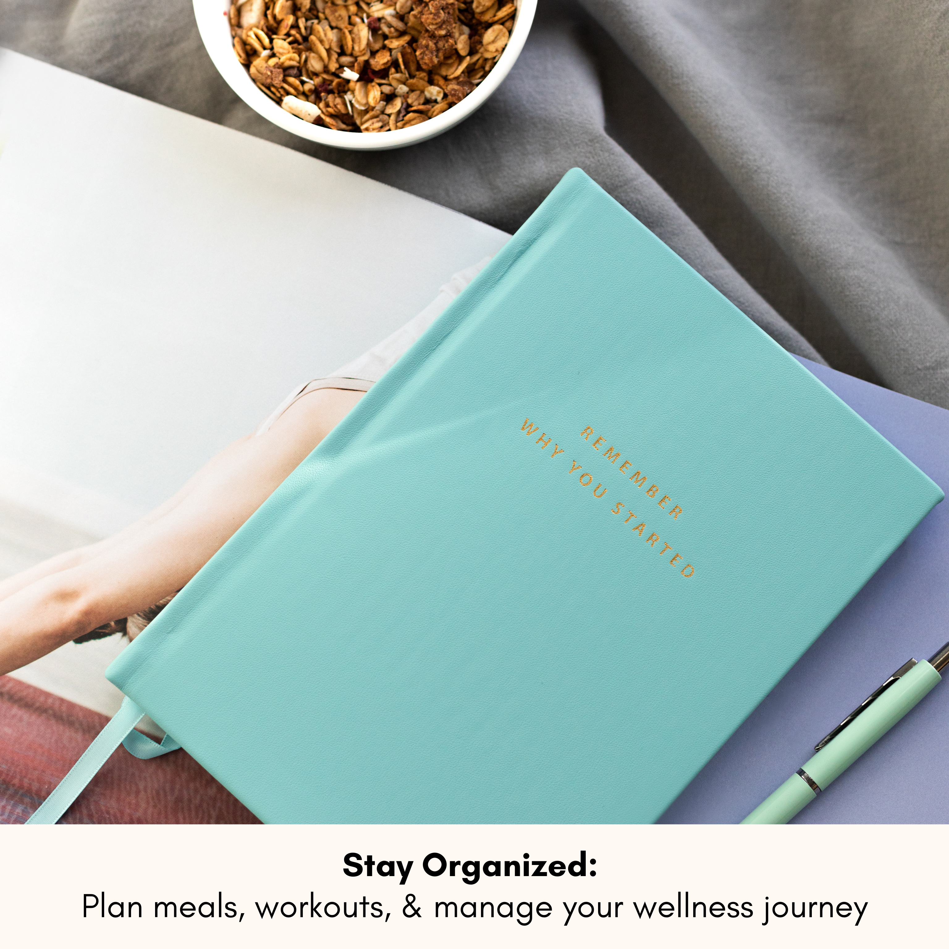 Food & Fitness Journal for Women - Meal & Workout Tracker For Weightloss