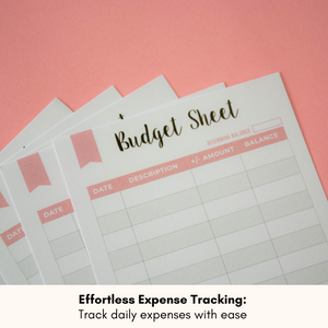 Budget & Expense Tracker - Weekly A6 Budget Sheets for Organized Finances