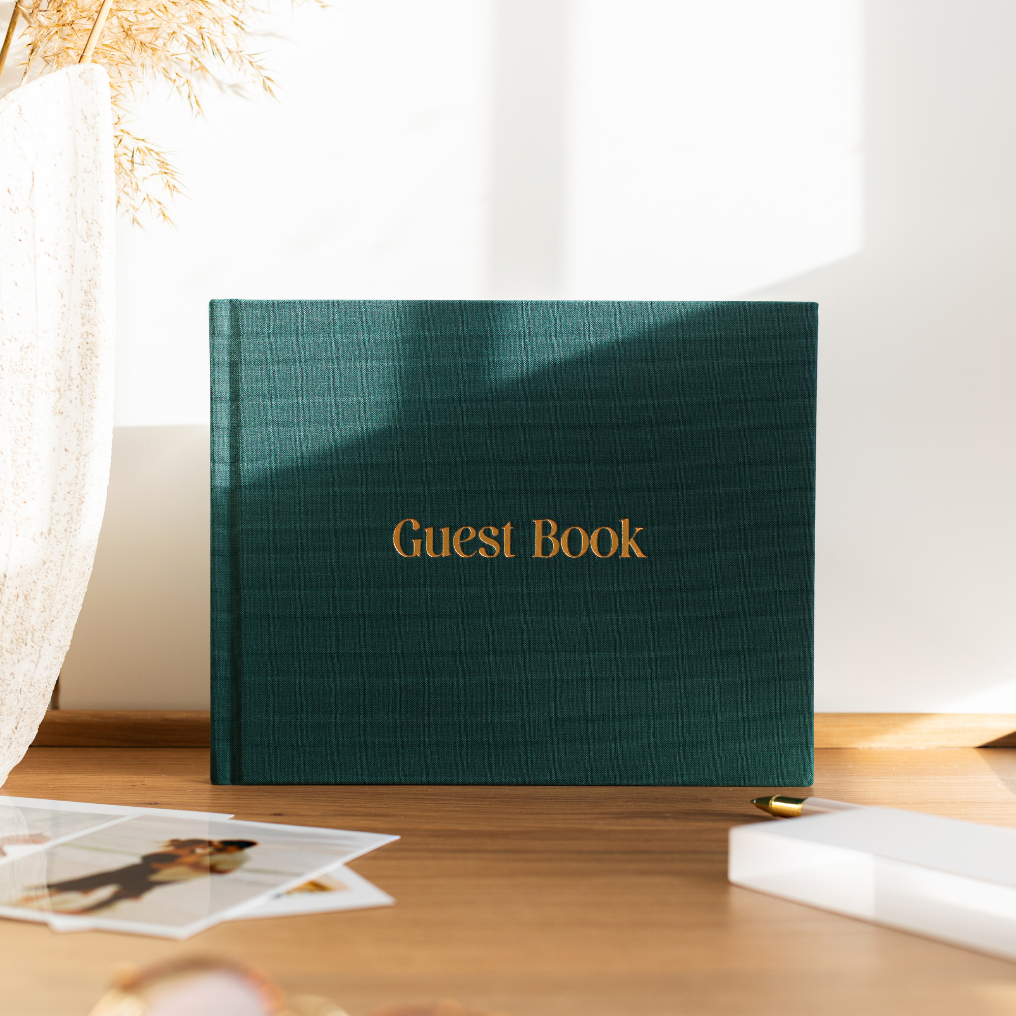 Wedding & Event Guest Book - Linen