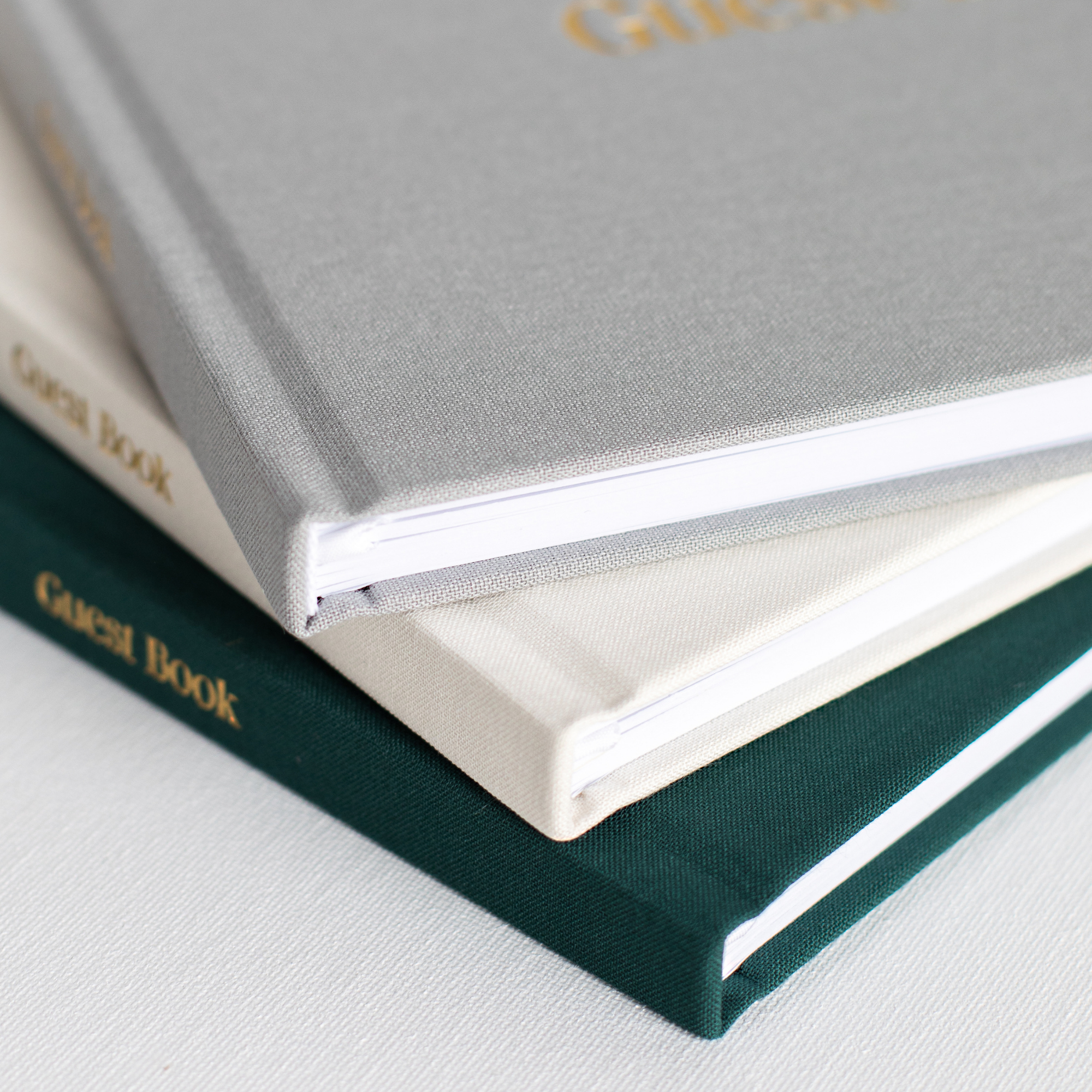 Wedding & Event Guest Book - Linen