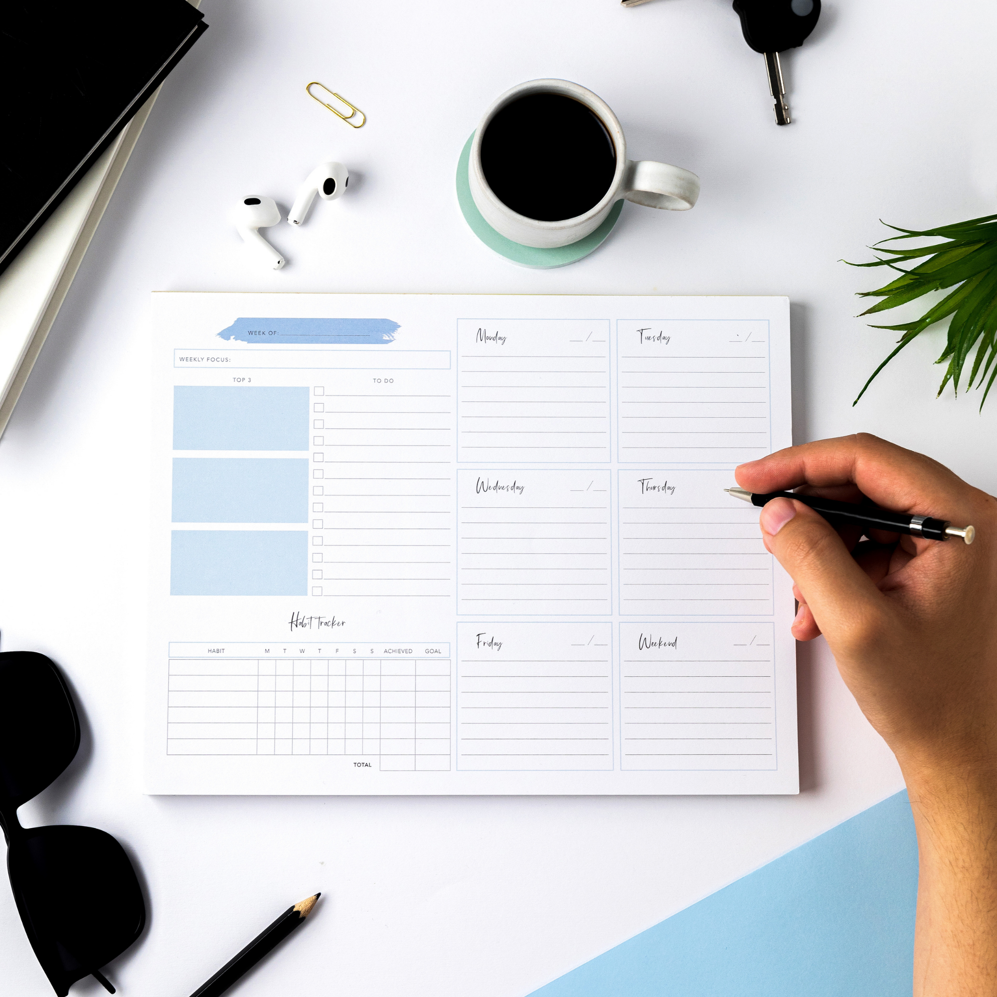 Weekly Planner Notepad
