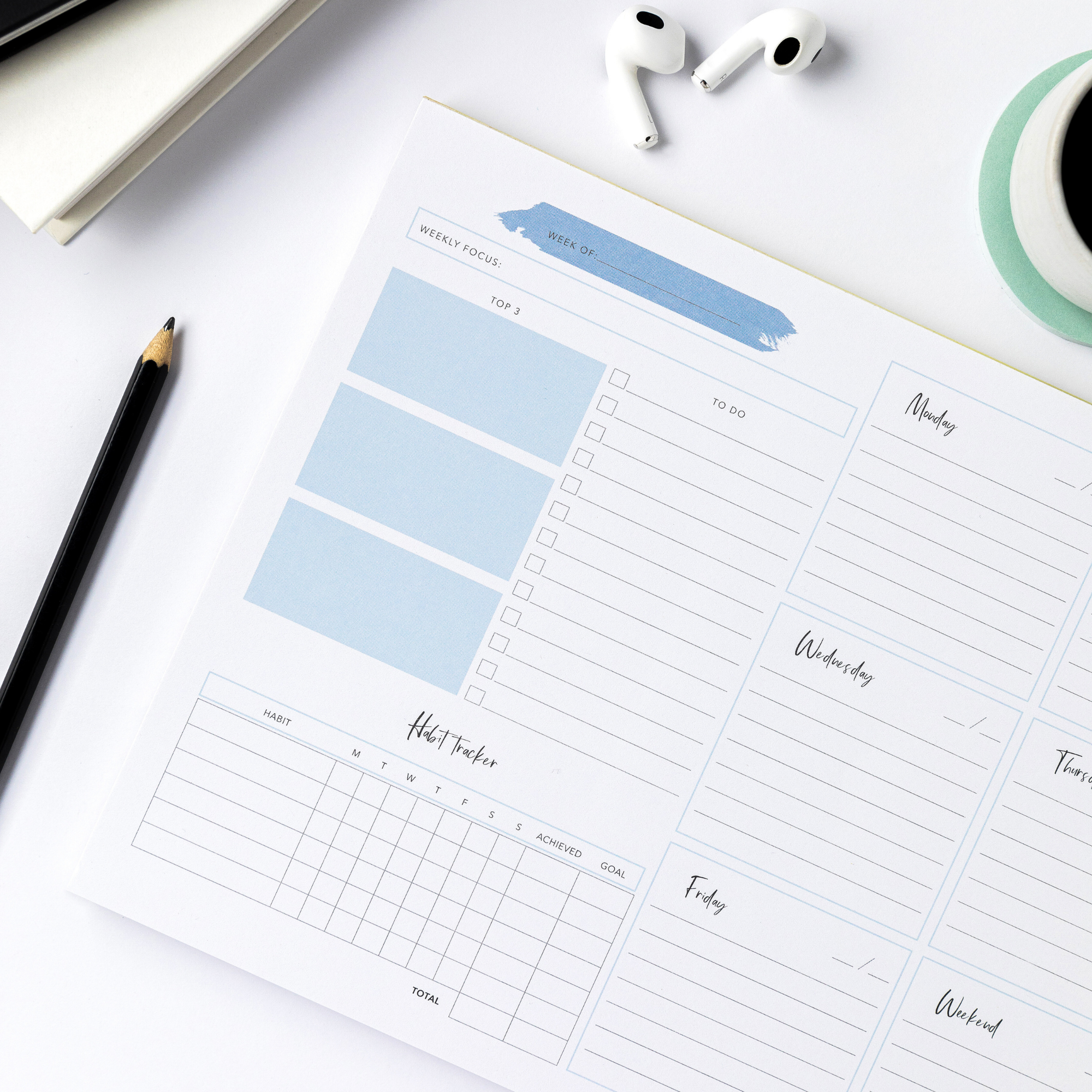 Weekly Planner Notepad