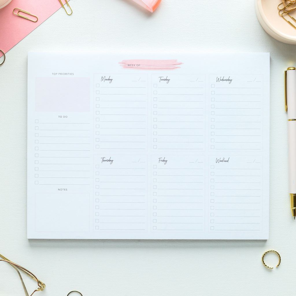 Weekly Planner Notepad