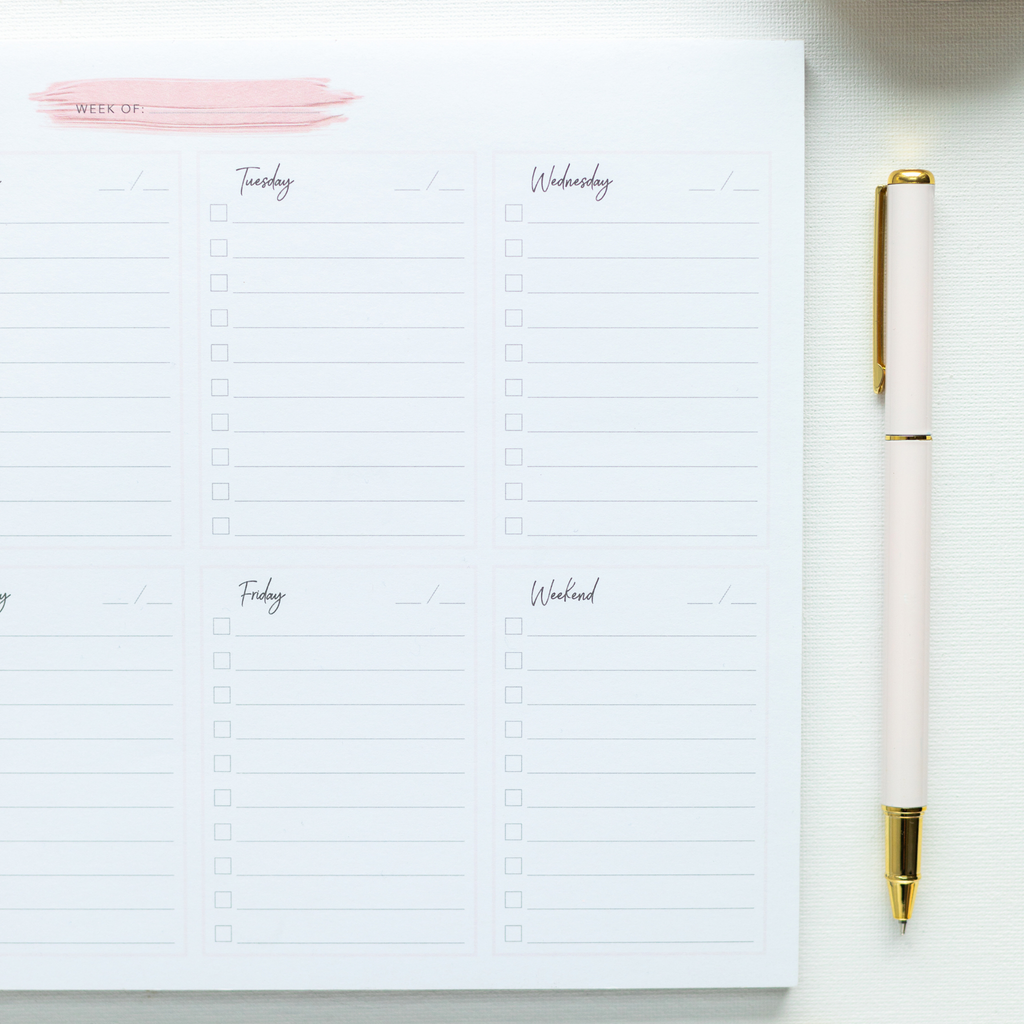 Weekly Planner Notepad