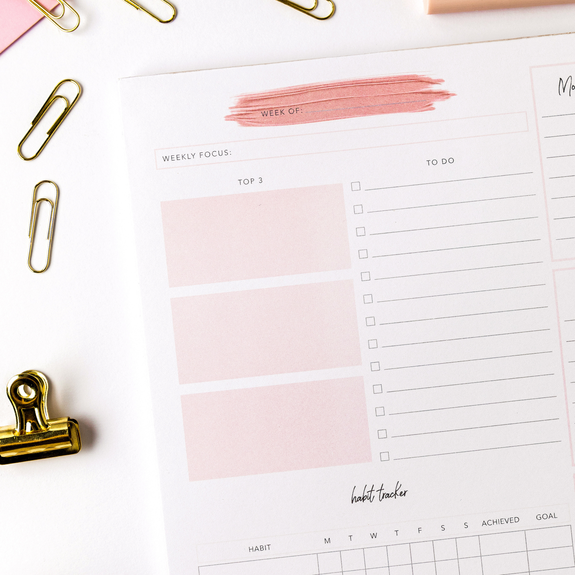 Weekly Planner Notepad