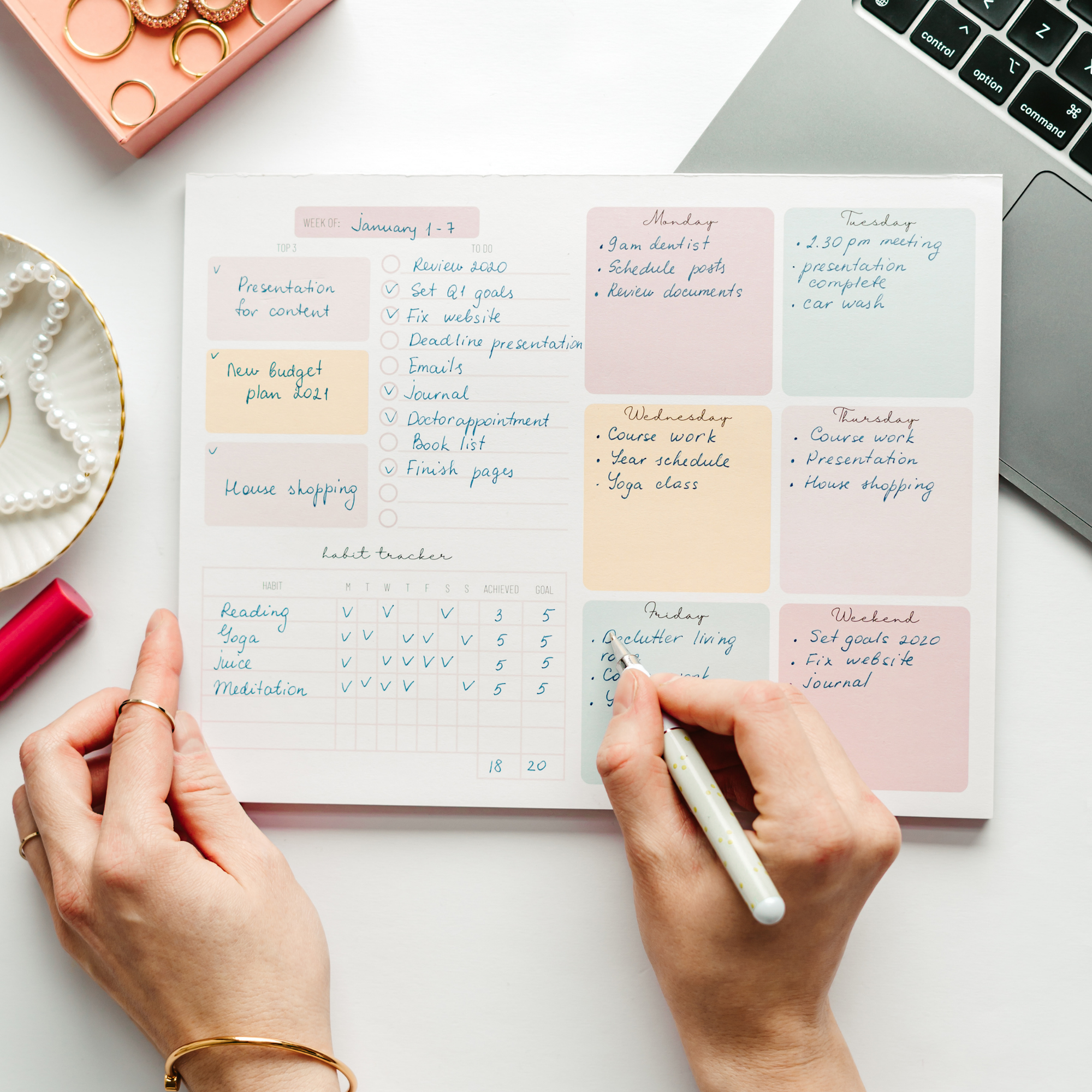 Weekly Planner Notepad
