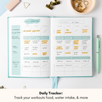 Food & Fitness Journal for Women - Meal & Workout Tracker For Weightloss