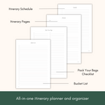 Travel Journal & Planner – Memory Book, Diary, and Log Organizer