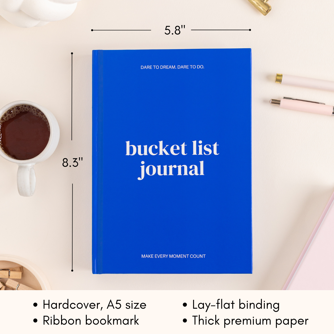 Bucket List Journal: Organize Your Bucket List Ideas and Life Goals