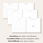 Linen Baby Memory Book
