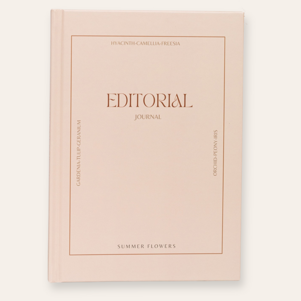 Floral Blank Journal