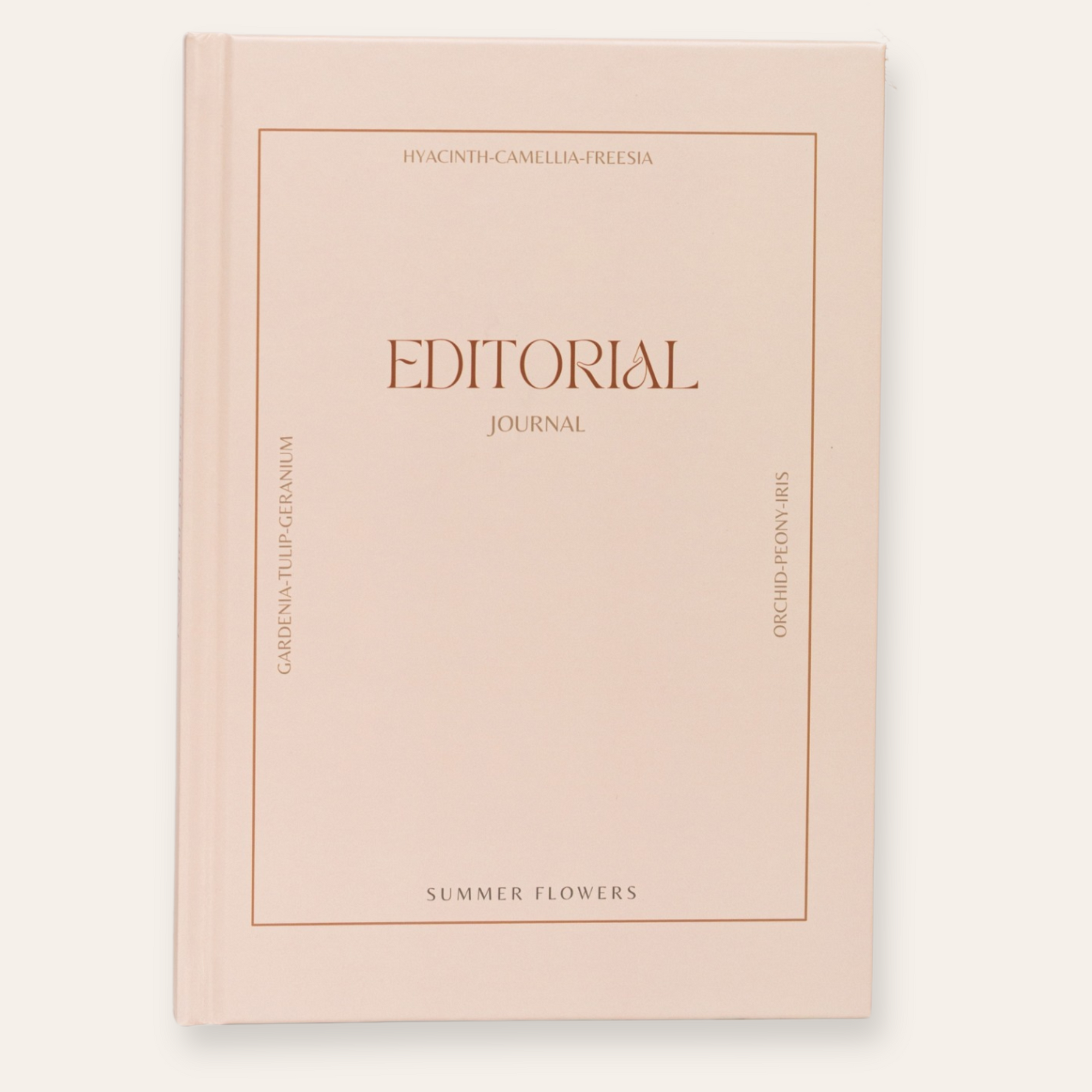 Floral Blank Journal