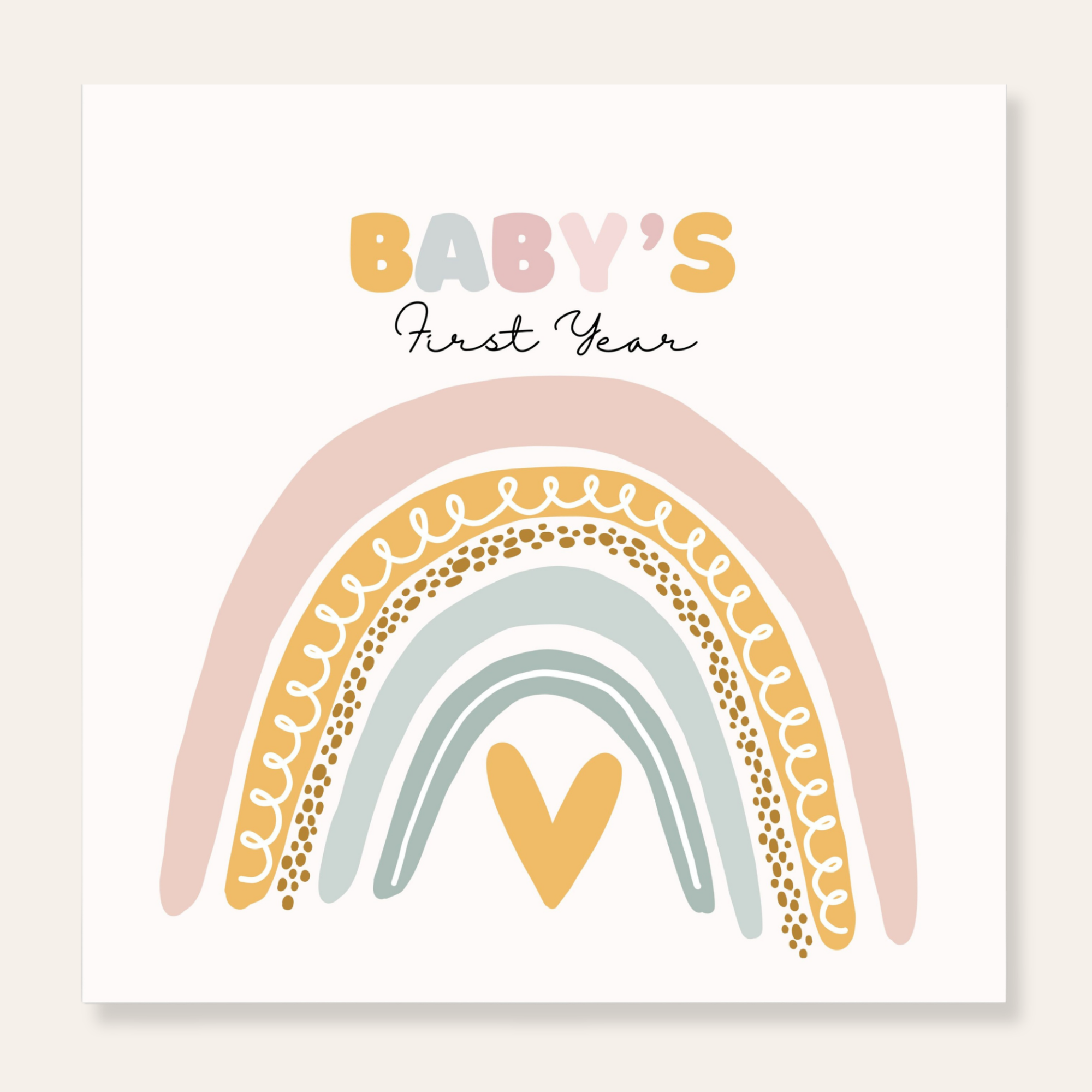 Baby's First Year Book