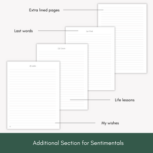 End of Life Planner: Comprehensive Organizer for Final Wishes and Legacy