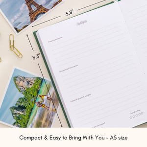 Travel Journal & Planner – Memory Book, Diary, and Log Organizer