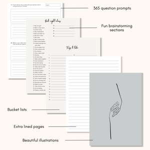 Couples Journal – Relationship Workbook to Fill Out Together - Anniversary & Marriage Gift