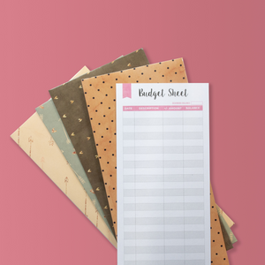 Budget & Expense Tracker - Weekly A6 Budget Sheets for Organized Finances