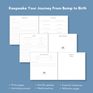 Pregnancy Journal & Planner – Timeless Memory Book for First-Time Moms