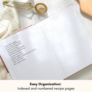 DIY Recipe Book – Blank Cookbook to Write in Your Own Recipes