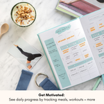 Food & Fitness Journal for Women - Meal & Workout Tracker For Weightloss