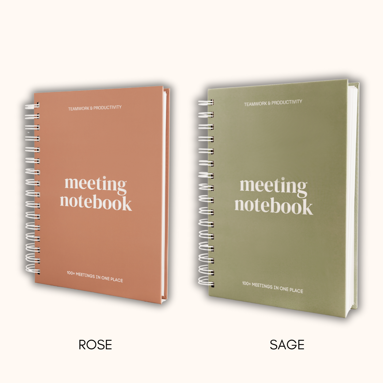 Meeting Notebook For Work – Project Planner, Work Organization & Productivity Tool