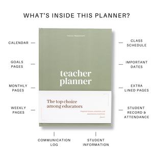 Teacher Planner & Gradebook – Lesson Plans & Daily Organizer