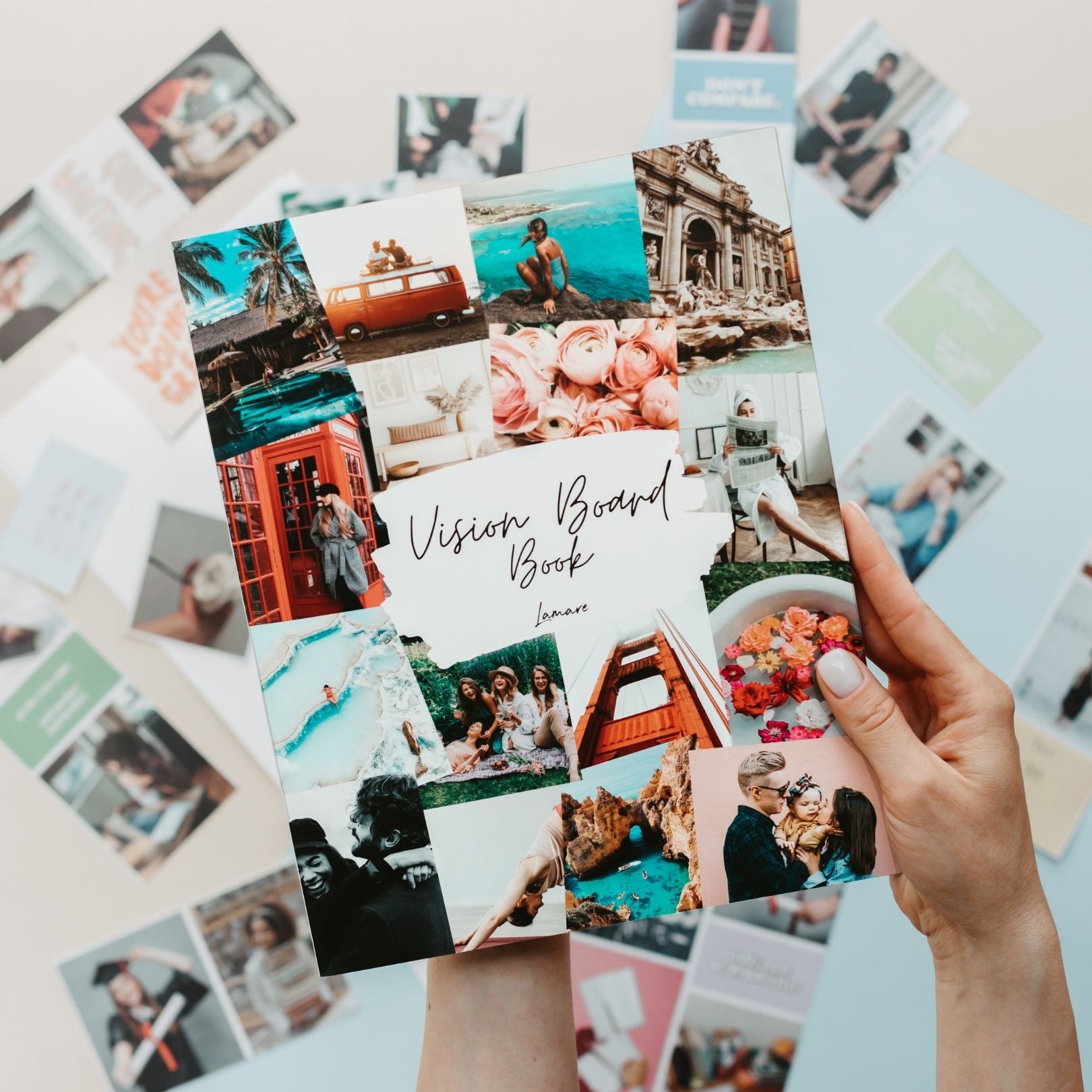 Vision Board Book & Craft Kit – Dream Board & Mood Board Supplies