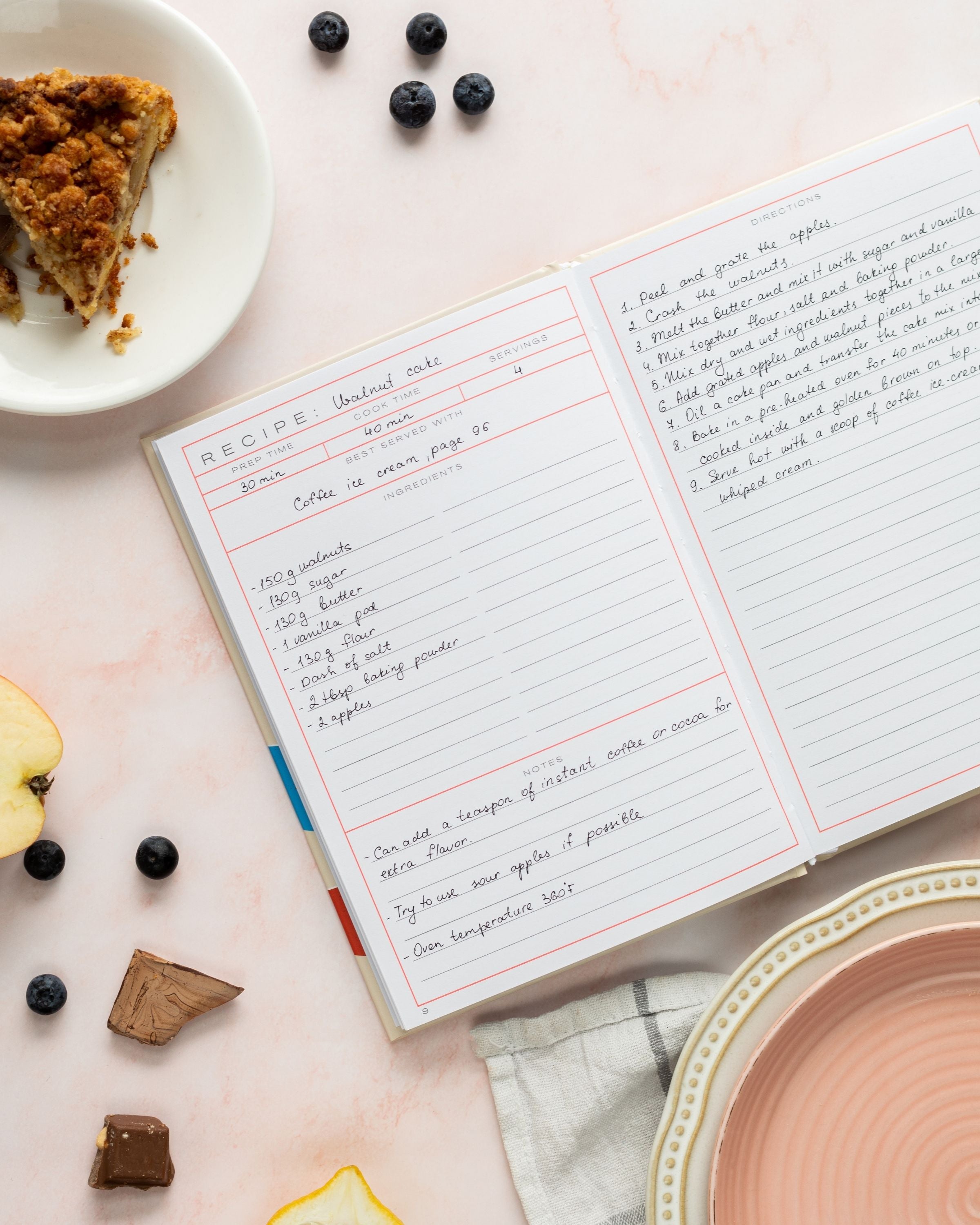 Recipe Book Page