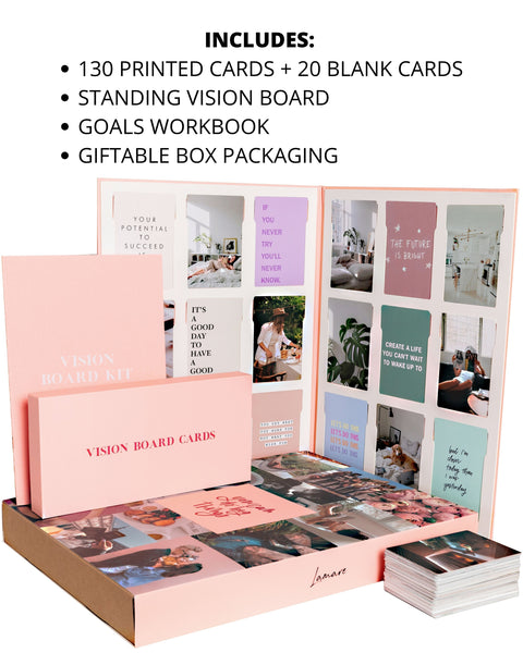 Everything But the Board - {TAN/NATURAL GRAPHICS} Vision Board Kit