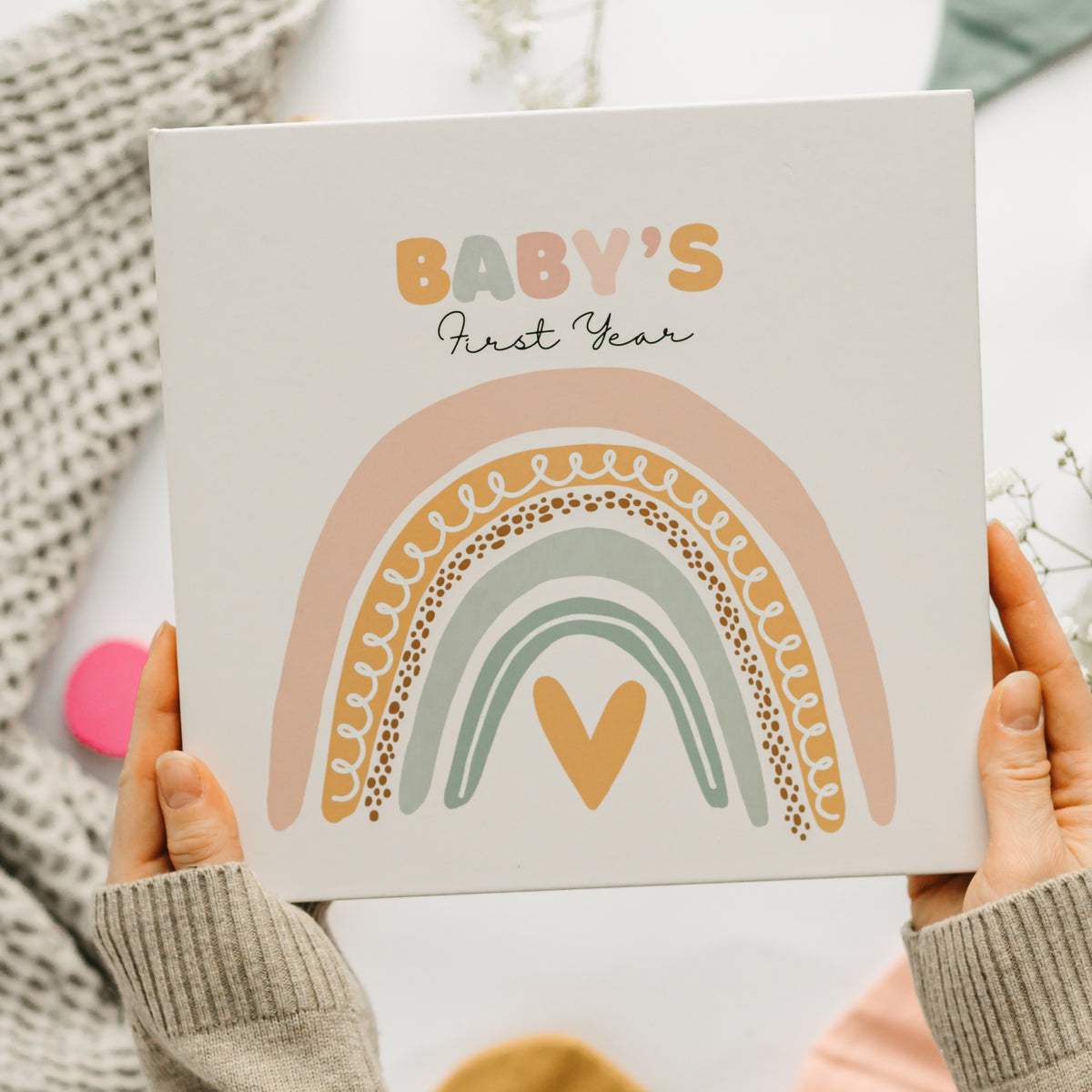 Baby's First Year Book Baby Memory Book & Scrapbook lamare